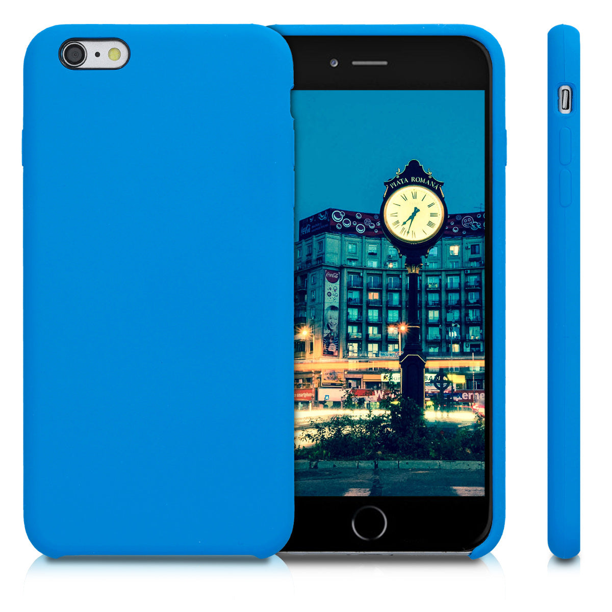kwmobile Handyhülle für Apple iPhone 6 Plus / 6S Plus Hülle - Case Silikon - Kabelloses Laden - Schutzhülle Cover
