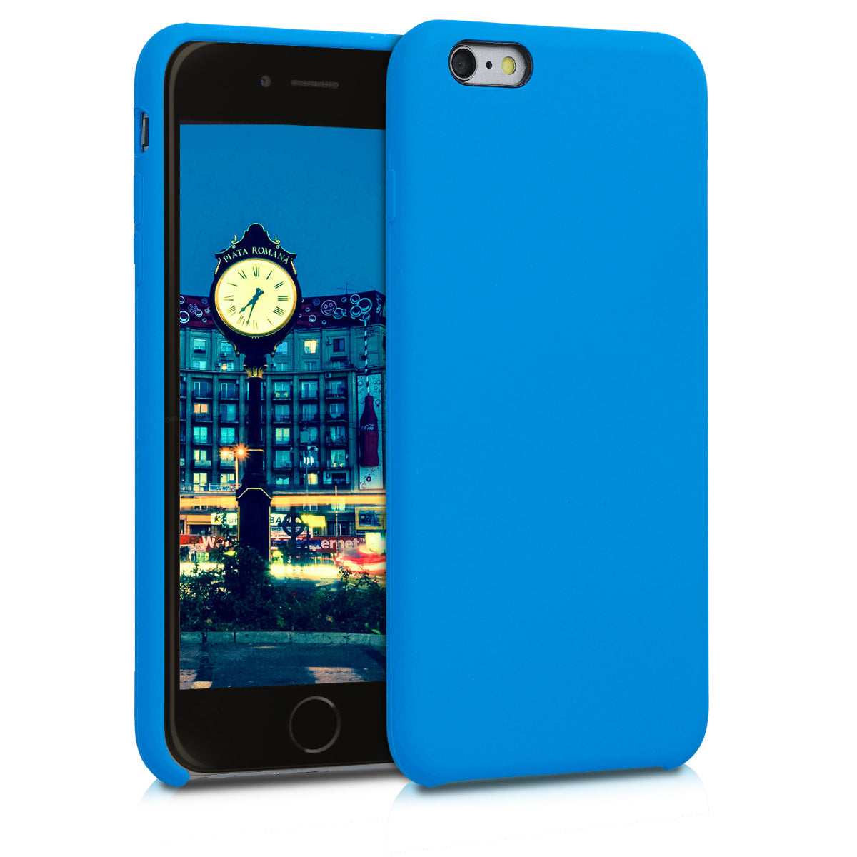 kwmobile Handyhülle für Apple iPhone 6 Plus / 6S Plus Hülle - Case Silikon - Kabelloses Laden - Schutzhülle Cover
