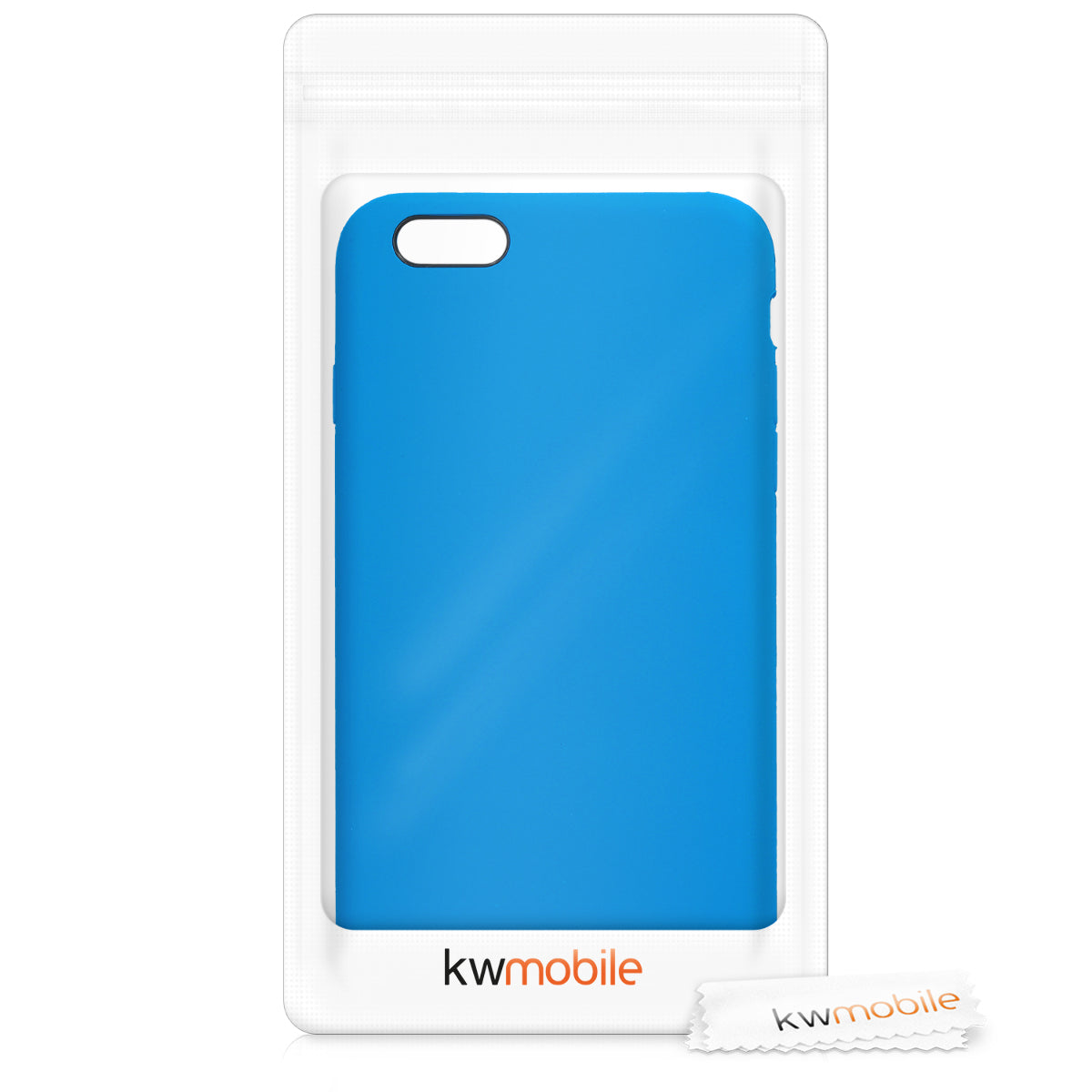 kwmobile Handyhülle für Apple iPhone 6 Plus / 6S Plus Hülle - Case Silikon - Kabelloses Laden - Schutzhülle Cover