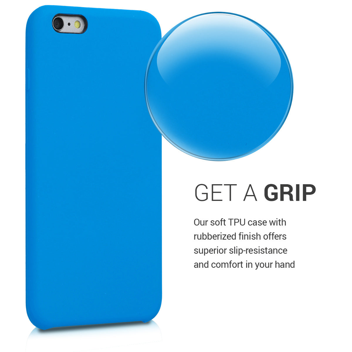 kwmobile Handyhülle für Apple iPhone 6 Plus / 6S Plus Hülle - Case Silikon - Kabelloses Laden - Schutzhülle Cover
