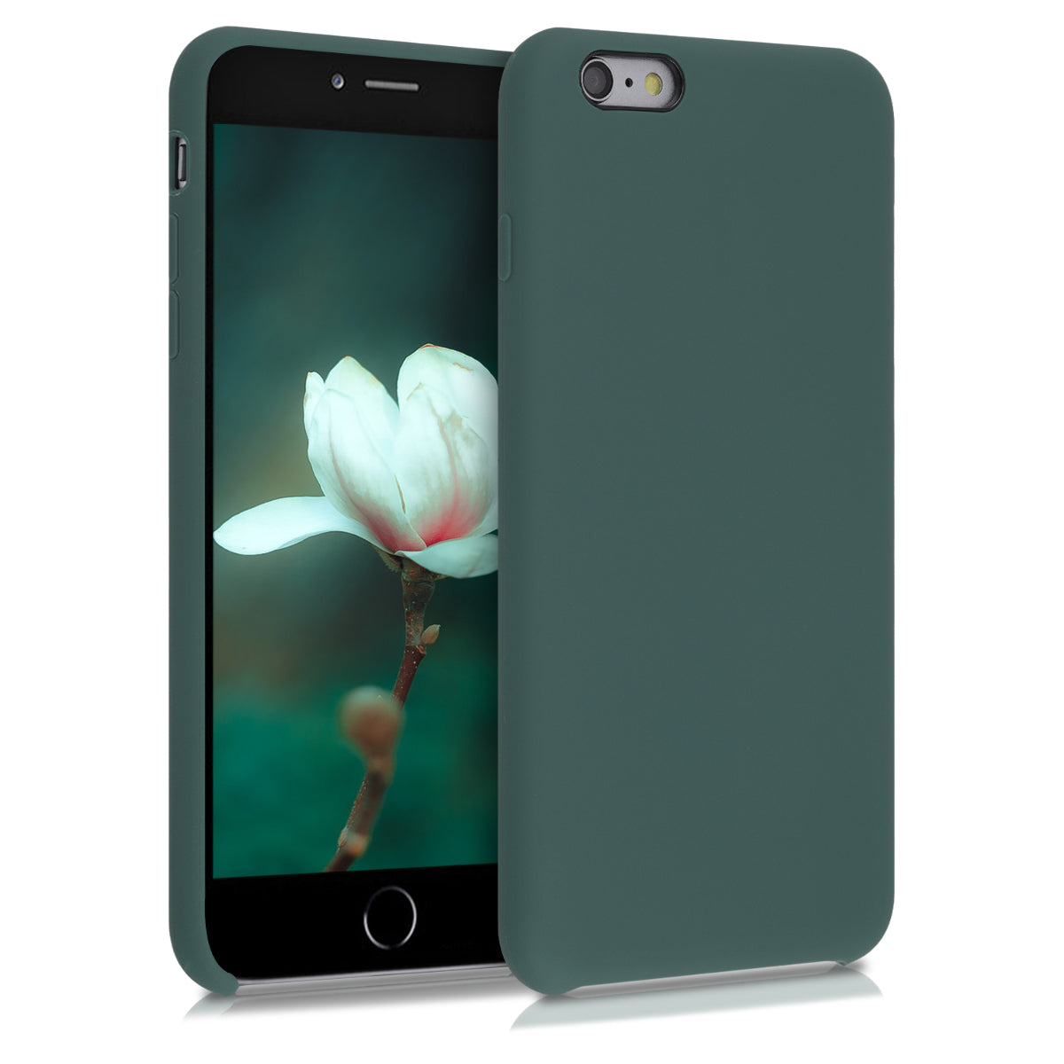 kwmobile Handyhülle für Apple iPhone 6 Plus / 6S Plus Hülle - Case Silikon - Kabelloses Laden - Schutzhülle Cover