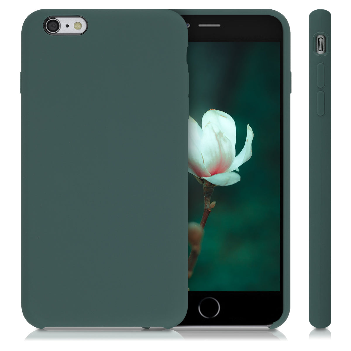 kwmobile Handyhülle für Apple iPhone 6 Plus / 6S Plus Hülle - Case Silikon - Kabelloses Laden - Schutzhülle Cover