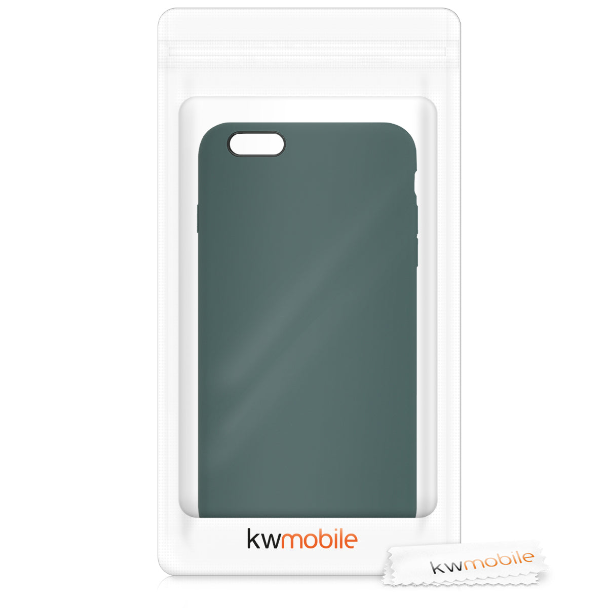 kwmobile Handyhülle für Apple iPhone 6 Plus / 6S Plus Hülle - Case Silikon - Kabelloses Laden - Schutzhülle Cover