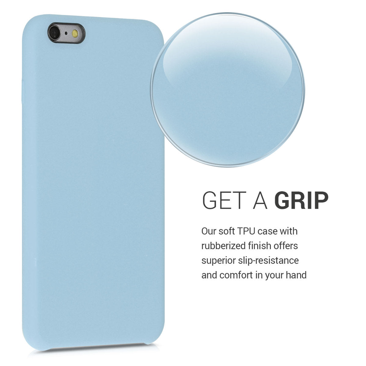 kwmobile Handyhülle für Apple iPhone 6 Plus / 6S Plus Hülle - Case Silikon - Kabelloses Laden - Schutzhülle Cover