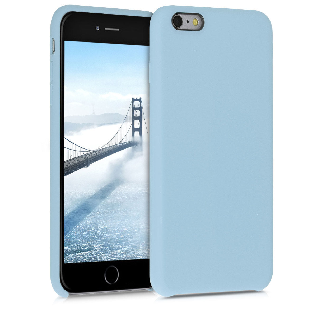 kwmobile Handyhülle für Apple iPhone 6 Plus / 6S Plus Hülle - Case Silikon - Kabelloses Laden - Schutzhülle Cover