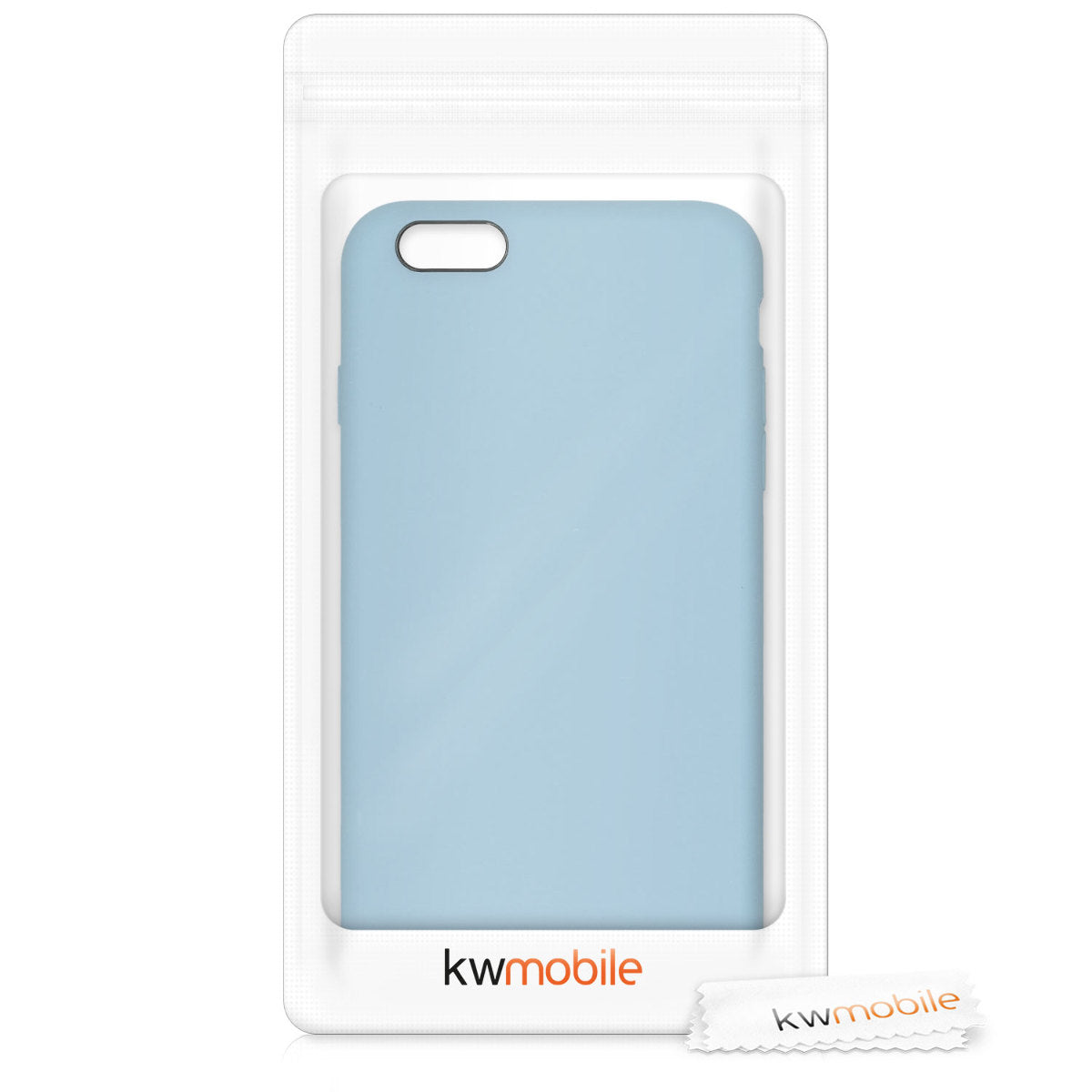 kwmobile Handyhülle für Apple iPhone 6 Plus / 6S Plus Hülle - Case Silikon - Kabelloses Laden - Schutzhülle Cover
