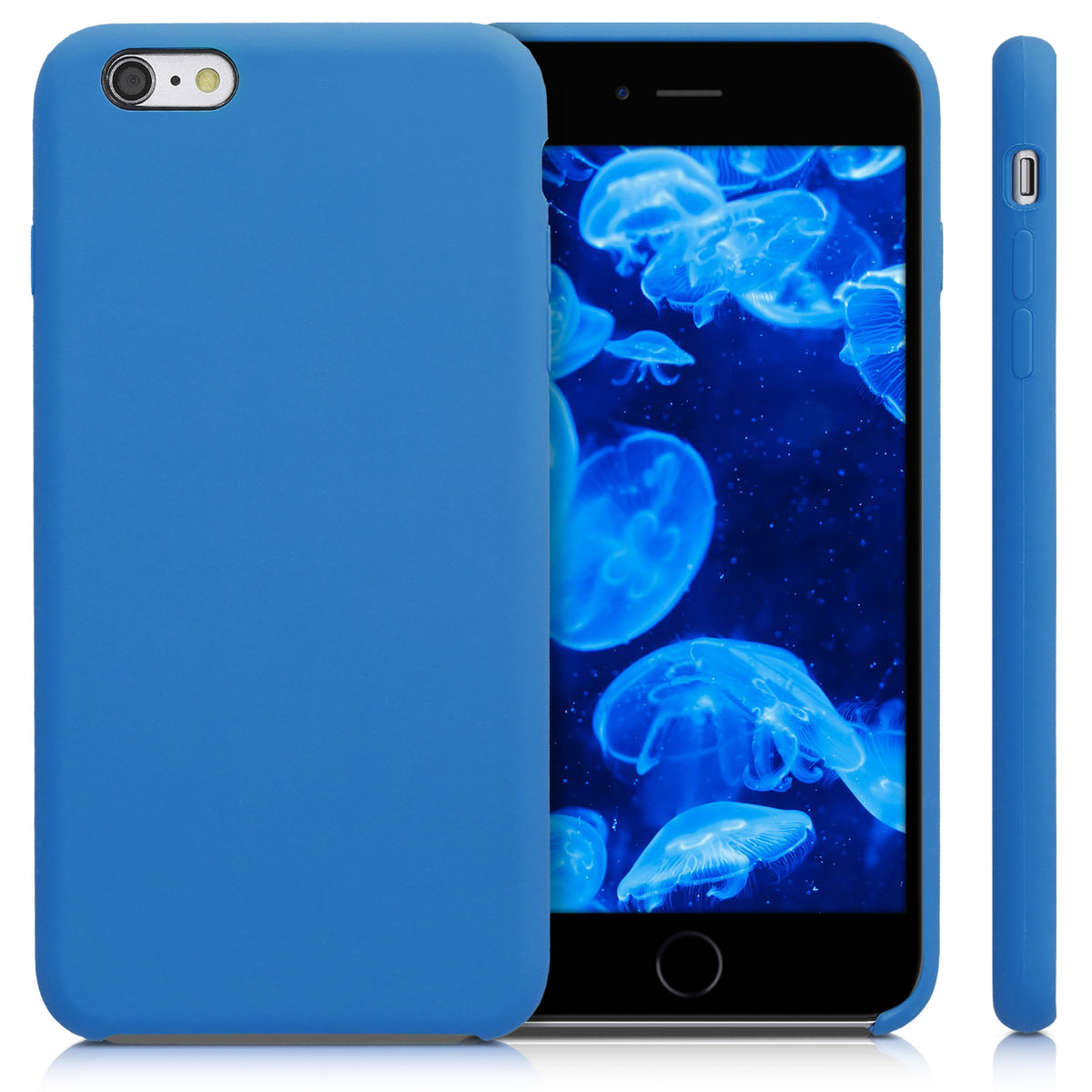kwmobile Handyhülle für Apple iPhone 6 Plus / 6S Plus Hülle - Case Silikon - Kabelloses Laden - Schutzhülle Cover