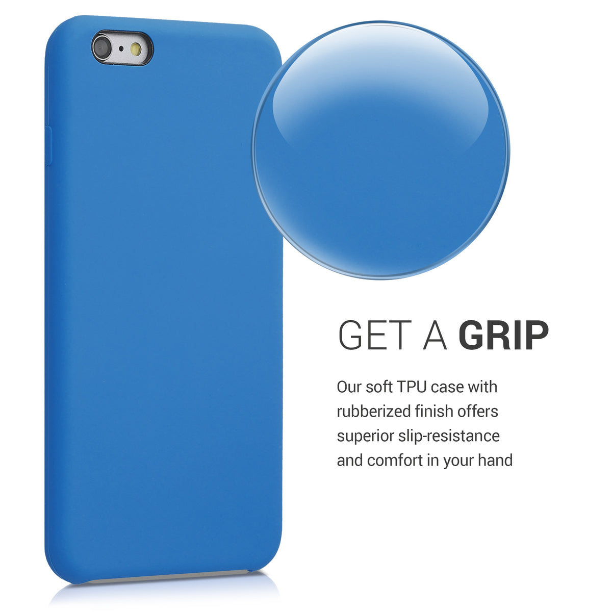kwmobile Handyhülle für Apple iPhone 6 Plus / 6S Plus Hülle - Case Silikon - Kabelloses Laden - Schutzhülle Cover