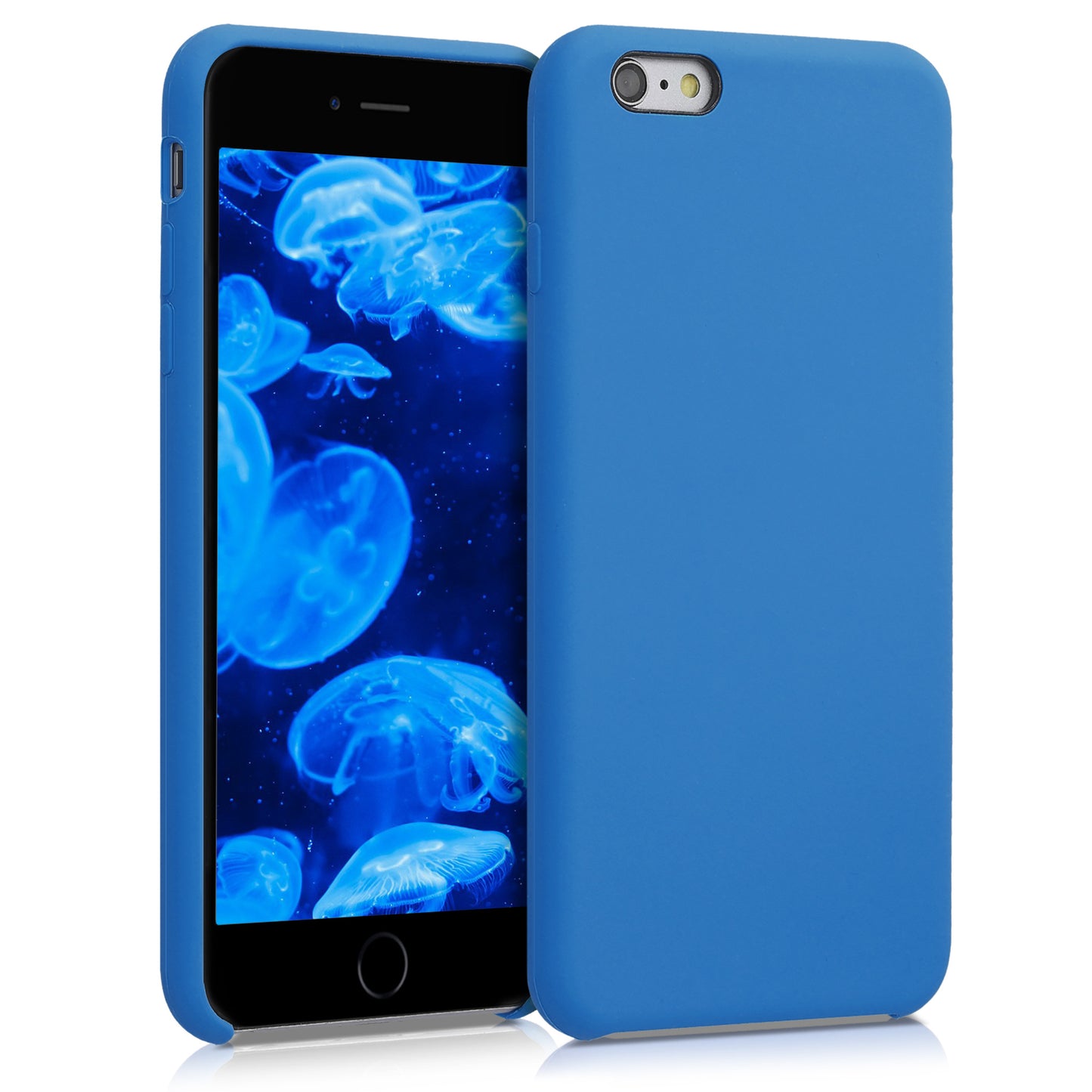 kwmobile Handyhülle für Apple iPhone 6 Plus / 6S Plus Hülle - Case Silikon - Kabelloses Laden - Schutzhülle Cover