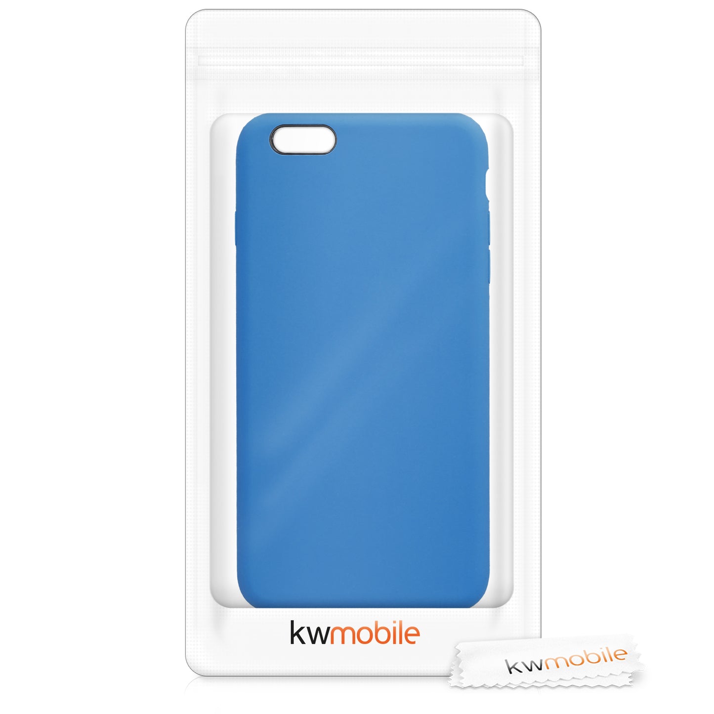 kwmobile Handyhülle für Apple iPhone 6 Plus / 6S Plus Hülle - Case Silikon - Kabelloses Laden - Schutzhülle Cover