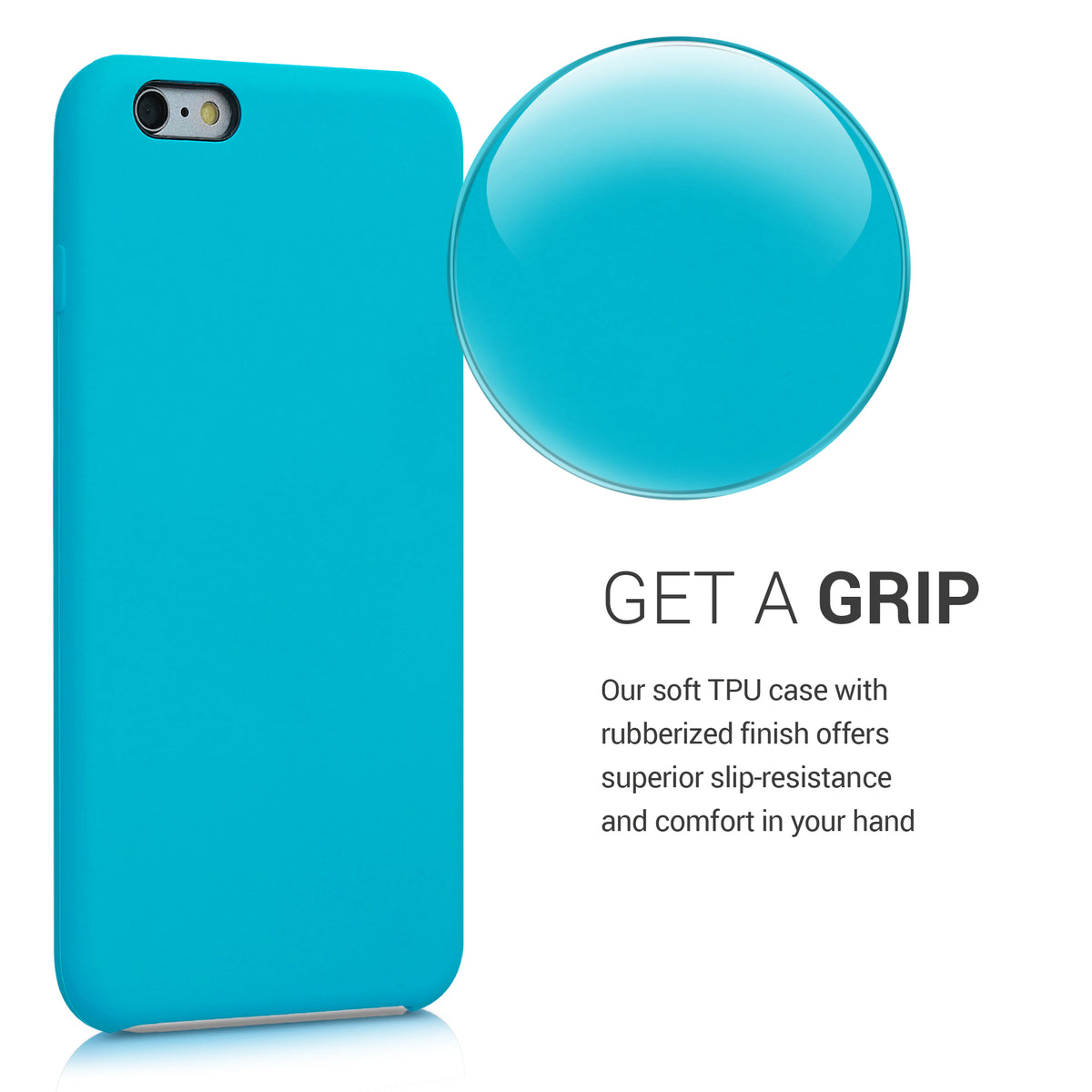 kwmobile Handyhülle für Apple iPhone 6 Plus / 6S Plus Hülle - Case Silikon - Kabelloses Laden - Schutzhülle Cover