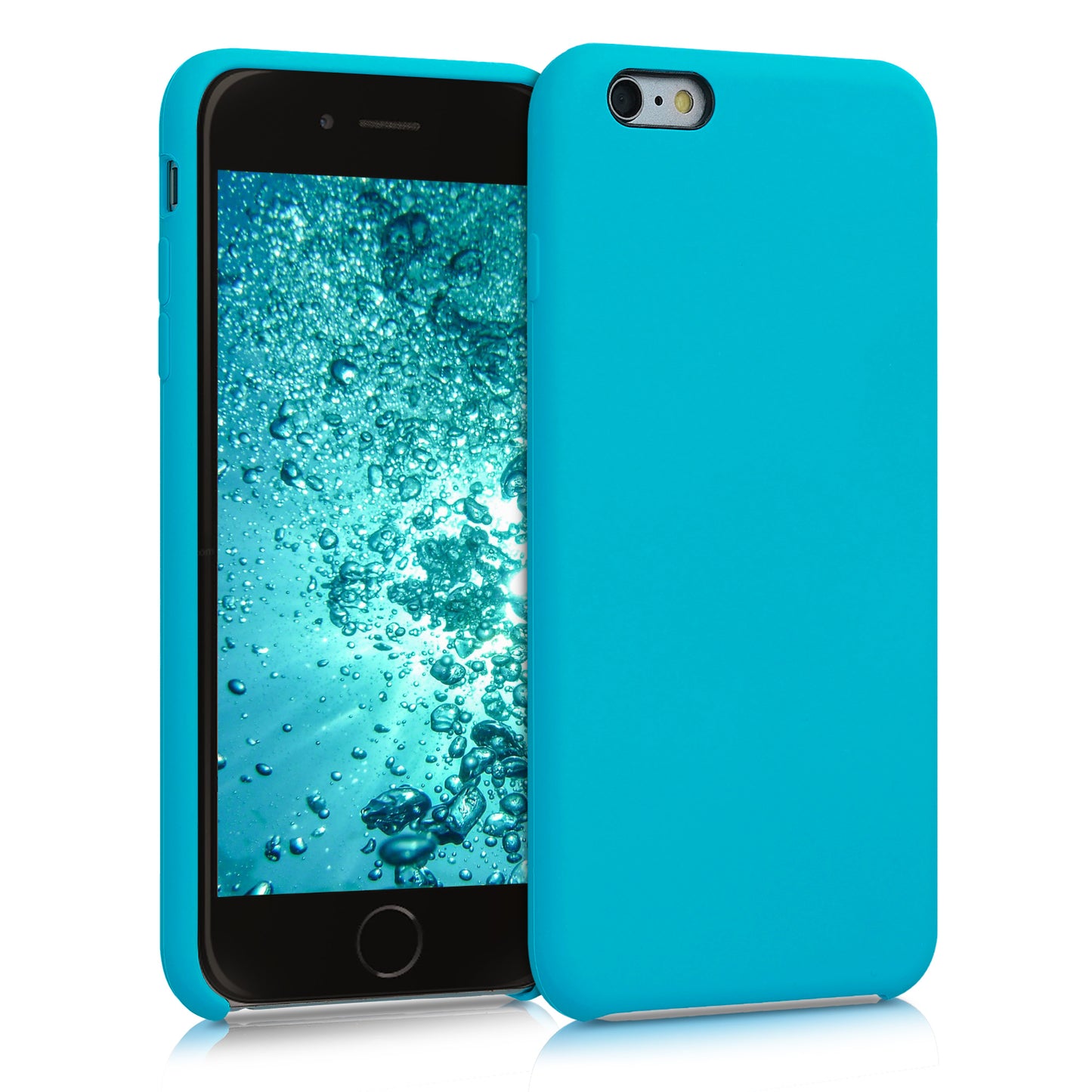 kwmobile Handyhülle für Apple iPhone 6 Plus / 6S Plus Hülle - Case Silikon - Kabelloses Laden - Schutzhülle Cover