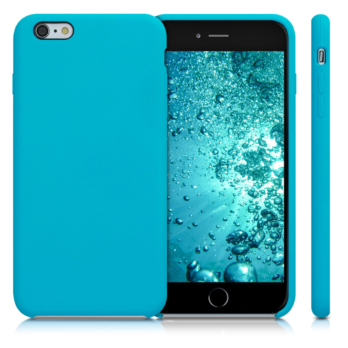kwmobile Handyhülle für Apple iPhone 6 Plus / 6S Plus Hülle - Case Silikon - Kabelloses Laden - Schutzhülle Cover