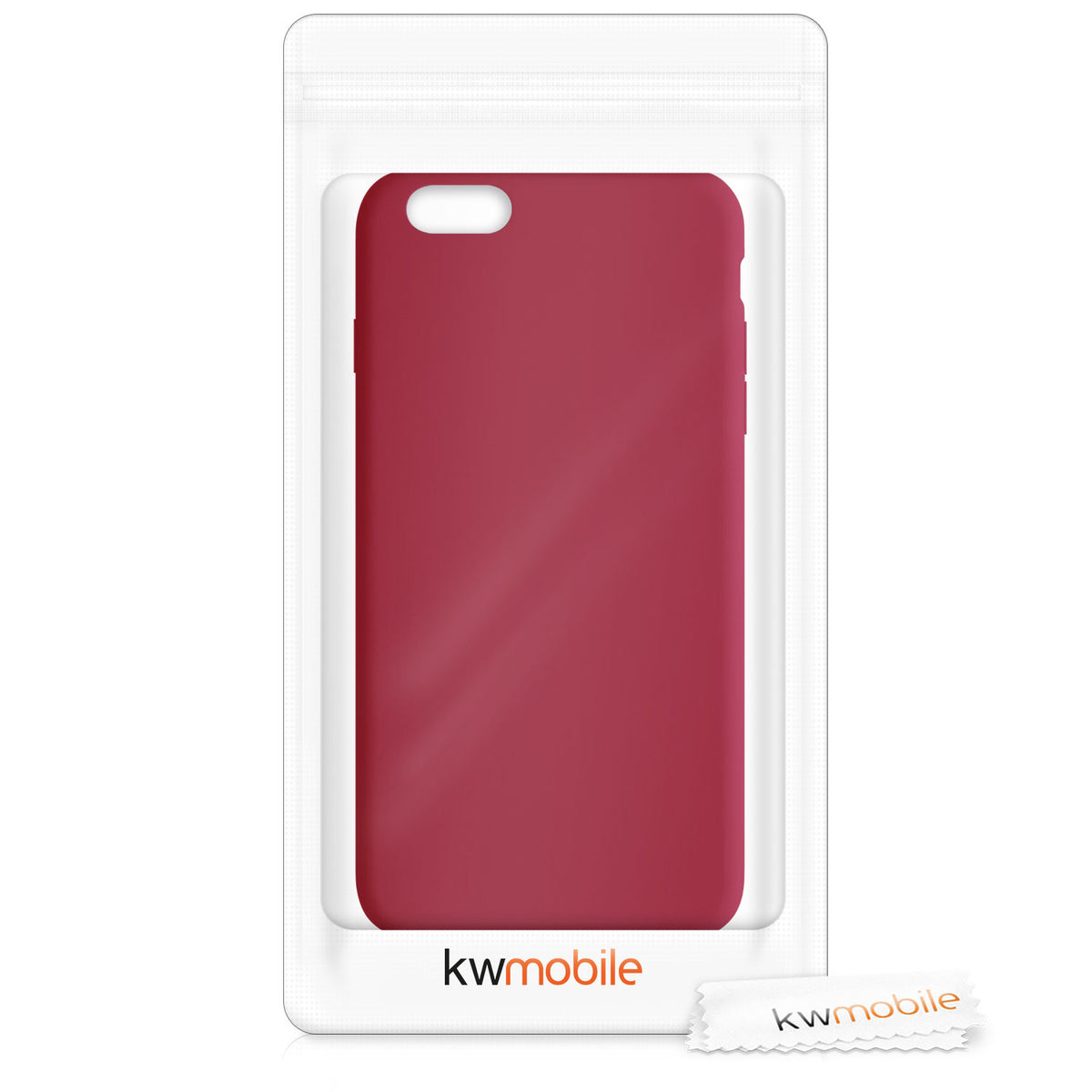 kwmobile Handyhülle für Apple iPhone 6 Plus / 6S Plus Hülle - Case Silikon - Kabelloses Laden - Schutzhülle Cover
