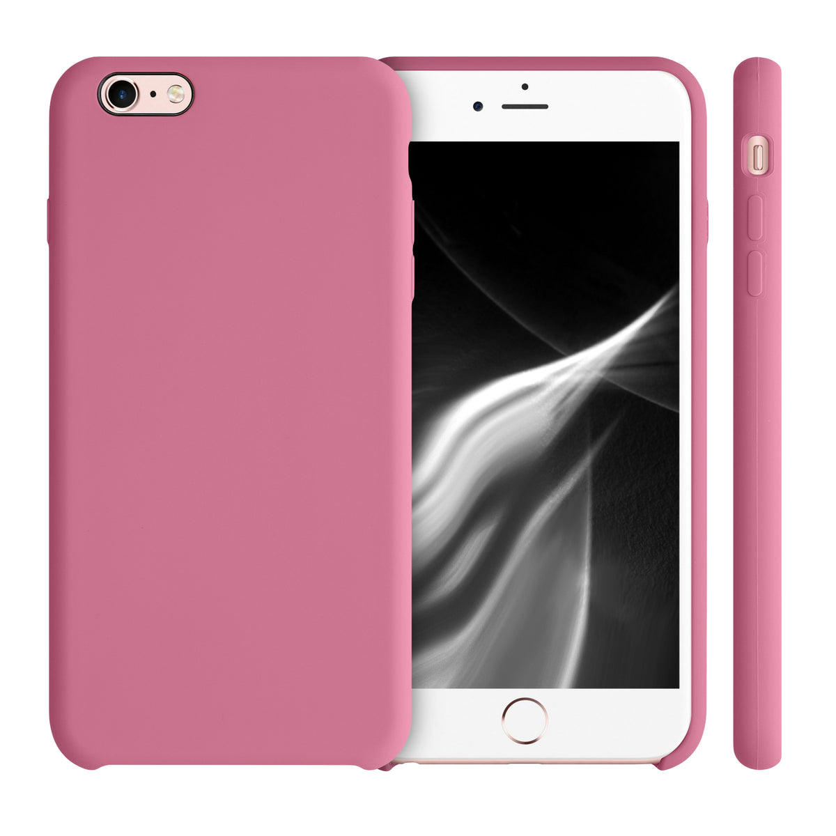kwmobile Handyhülle für Apple iPhone 6 Plus / 6S Plus Hülle - Case Silikon - Kabelloses Laden - Schutzhülle Cover
