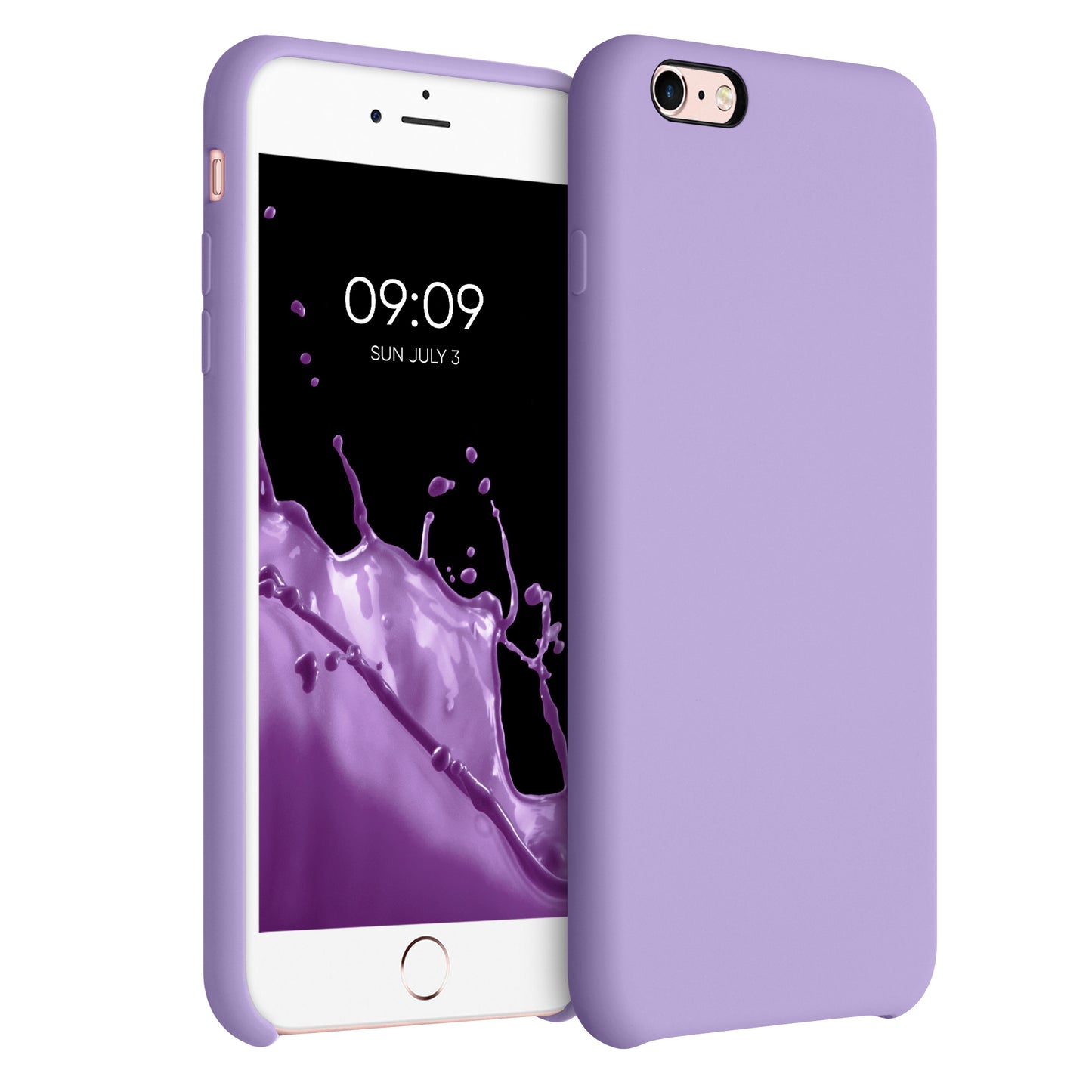 kwmobile Handyhülle für Apple iPhone 6 Plus / 6S Plus Hülle - Case Silikon - Kabelloses Laden - Schutzhülle Cover