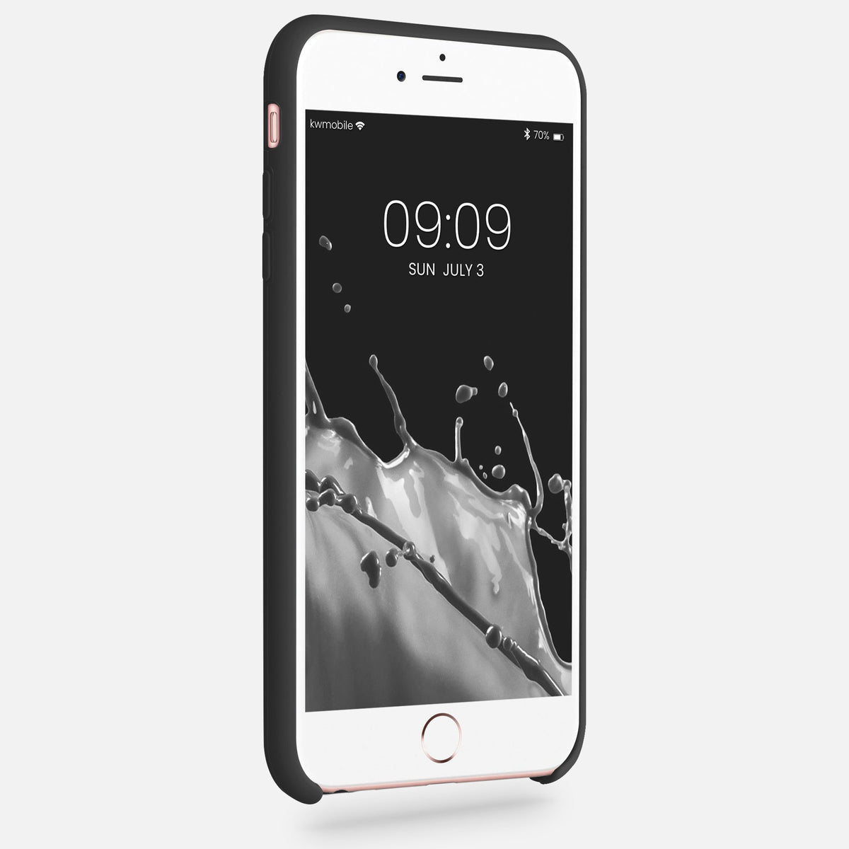 kwmobile Handyhülle für Apple iPhone 6 Plus / 6S Plus Hülle - Case Silikon - Kabelloses Laden - Schutzhülle Cover