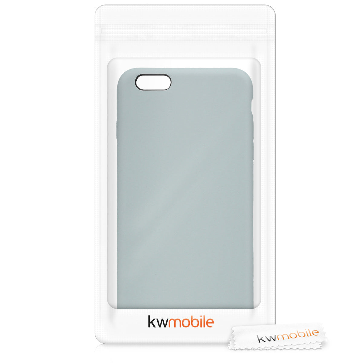 kwmobile Handyhülle für Apple iPhone 6 Plus / 6S Plus Hülle - Case Silikon - Kabelloses Laden - Schutzhülle Cover