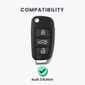 Silikon Hülle kompatibel mit Audi Autoschlüssel