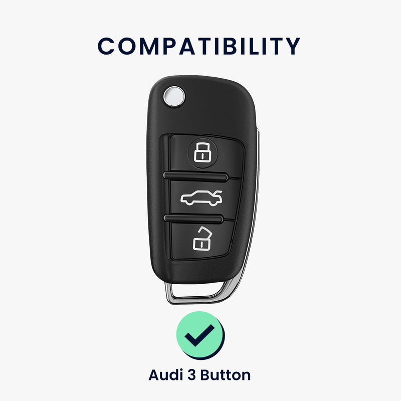 Silikon Hülle kompatibel mit Audi Autoschlüssel