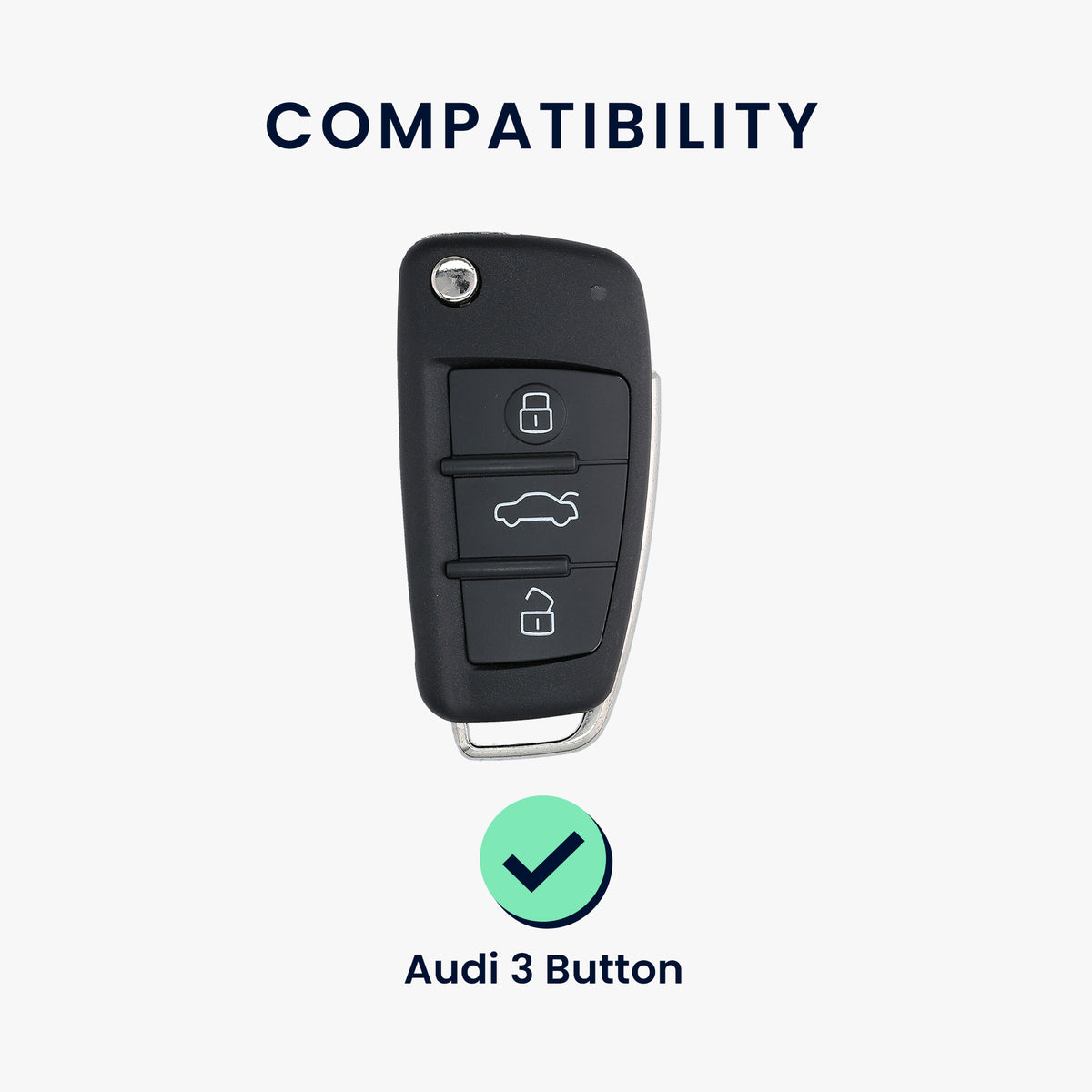 Silikon Hülle kompatibel mit Audi Autoschlüssel