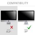 kwmobile Schutzhülle kompatibel mit Apple iMac 27" / iMac Pro 27" - Hülle PC Bildschirm - Computer Cover Case