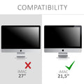 kwmobile Schutzhülle kompatibel mit Apple iMac 21.5" - Hülle PC Bildschirm - Computer Cover Case