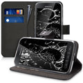 Kunstleder Hülle kompatibel mit Samsung Galaxy Xcover 4 / 4S