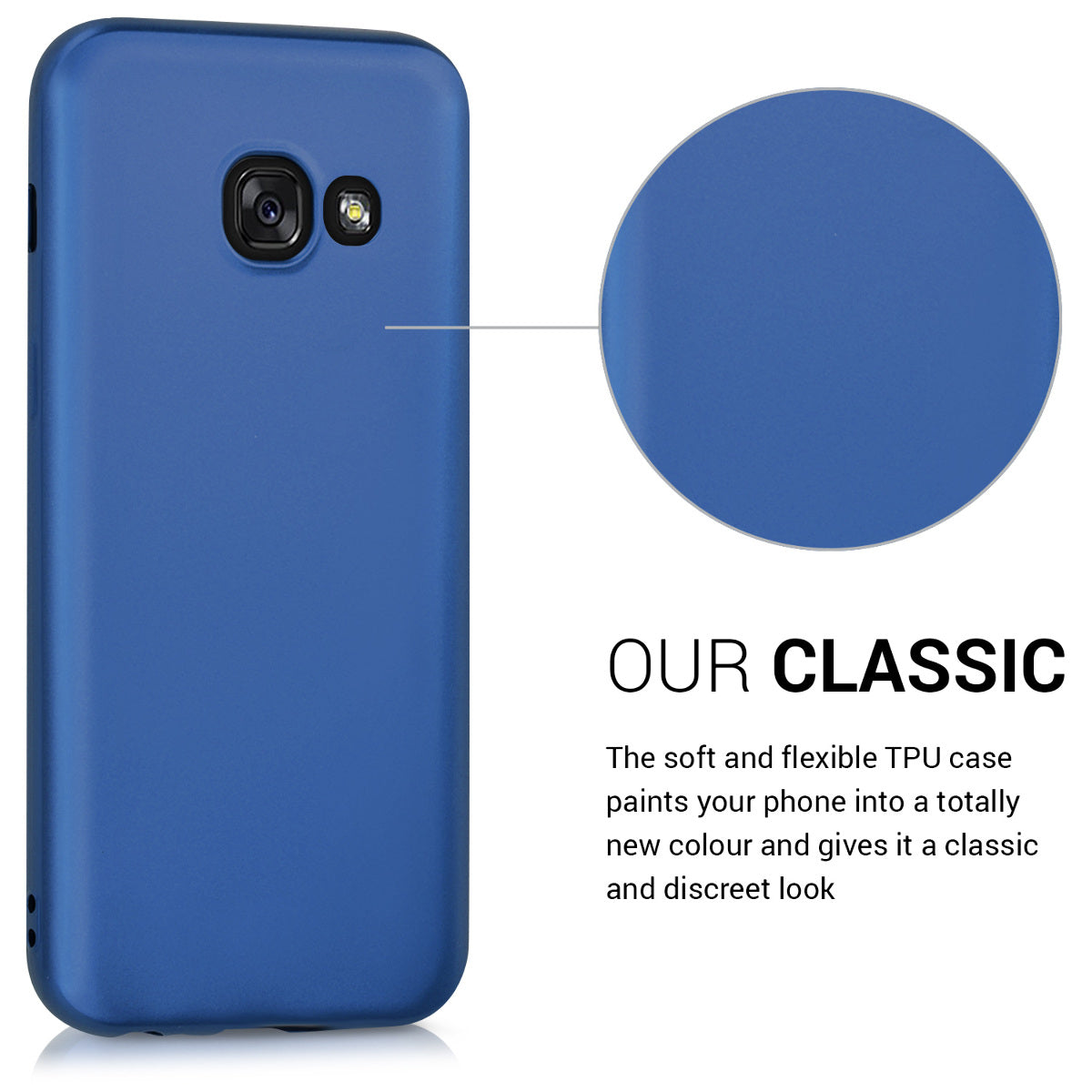kwmobile Handyhülle für Samsung Galaxy A3 (2017) Hülle - Silikon Case - Schutzhülle Cover