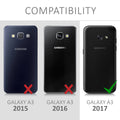 kwmobile Handyhülle für Samsung Galaxy A3 (2017) Hülle - Silikon Case - Schutzhülle Cover