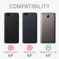 kwmobile Handyhülle für OnePlus 3 / 3T Hülle - Silikon Case - Schutzhülle Cover