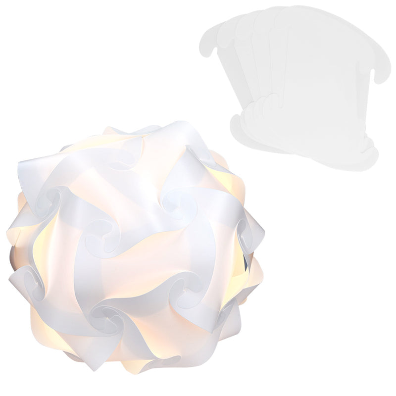 kwmobile Puzzle Lampenschirm Hängelampe - Lampshade - Deckenlampe Pendelleuchte - Puzzle Lampe min. 15 Designs - Gr. M