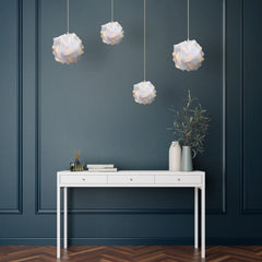 kwmobile Puzzle Lampenschirm Hängelampe - Lampshade - Deckenlampe Pendelleuchte - Puzzle Lampe min. 15 Designs - Gr. M