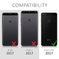 kwmobile Wallet Case kompatibel mit Huawei P10 Lite Hülle - Cover mit Ständer und Kartenfächern