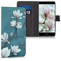 kwmobile Wallet Case kompatibel mit Huawei P10 Lite Hülle - Cover mit Ständer und Kartenfächern