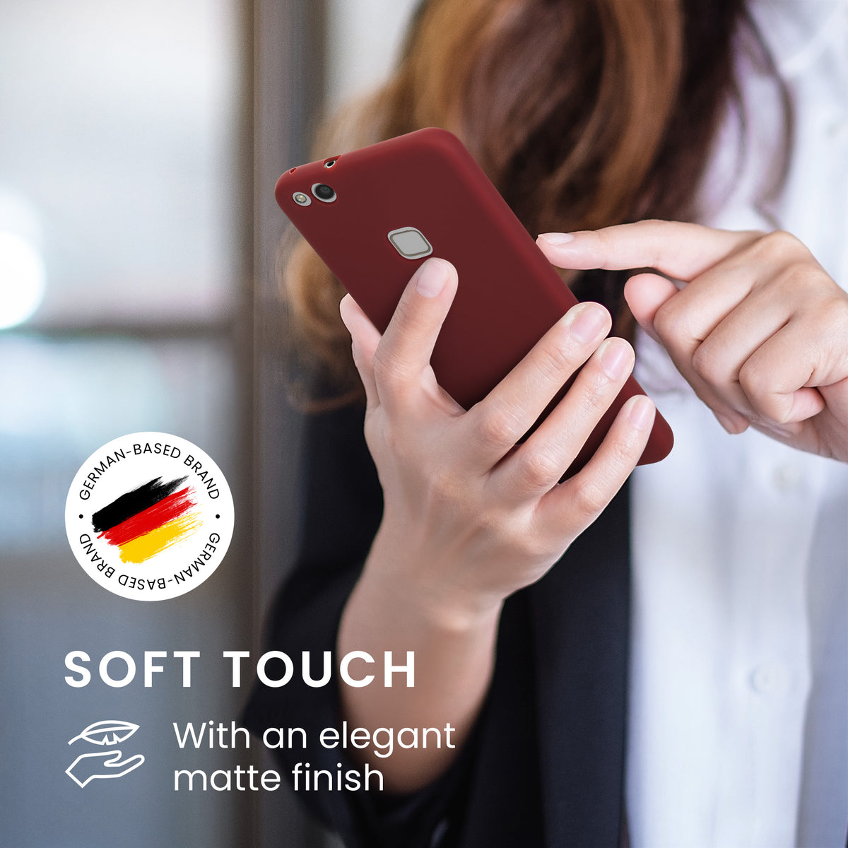 kwmobile Handyhülle für Huawei P10 Lite Hülle - Schutzhülle Cover mit kabellosem Laden