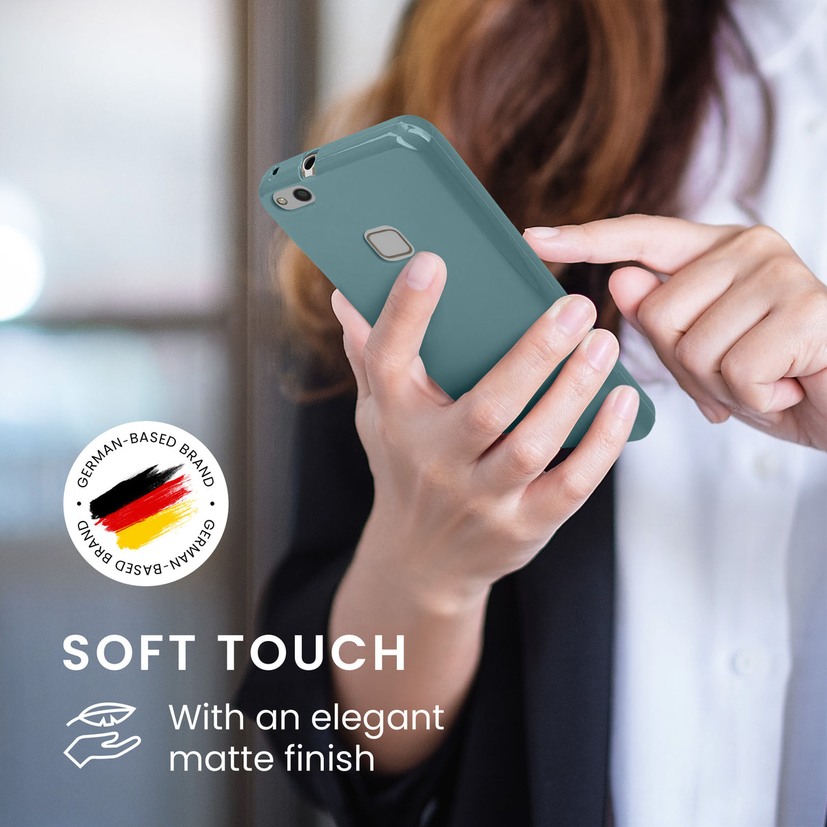 kwmobile Handyhülle für Huawei P10 Lite Hülle - Schutzhülle Cover mit kabellosem Laden