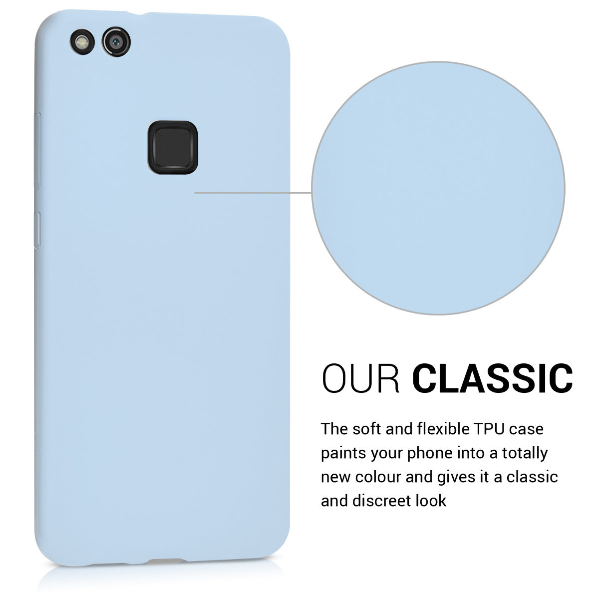kwmobile Handyhülle für Huawei P10 Lite Hülle - Schutzhülle Cover mit kabellosem Laden
