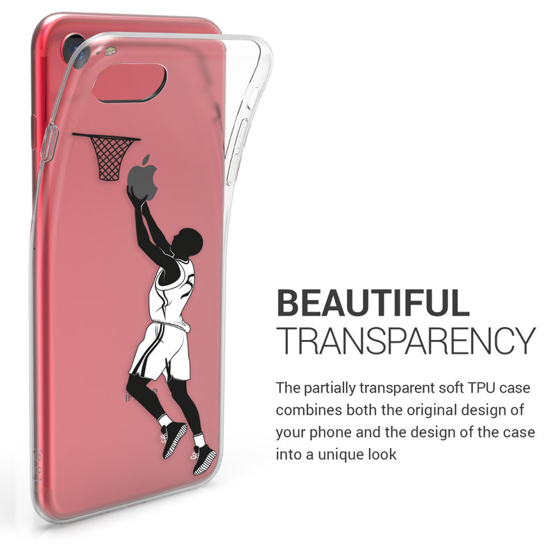kwmobile Case kompatibel mit Apple iPhone SE (2022) / iPhone SE (2020) / iPhone 8 / iPhone 7 - Hülle Silikon transparent