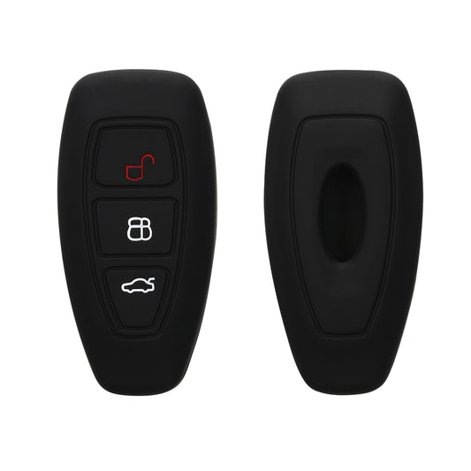 kwmobile Schlüsselhülle für Ford 3-Tasten Autoschlüssel Keyless Go Hülle - Schlüsselschutz Gehäuse