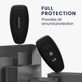 kwmobile Schlüsselhülle für Ford 3-Tasten Autoschlüssel Keyless Go Hülle - Schlüsselschutz Gehäuse