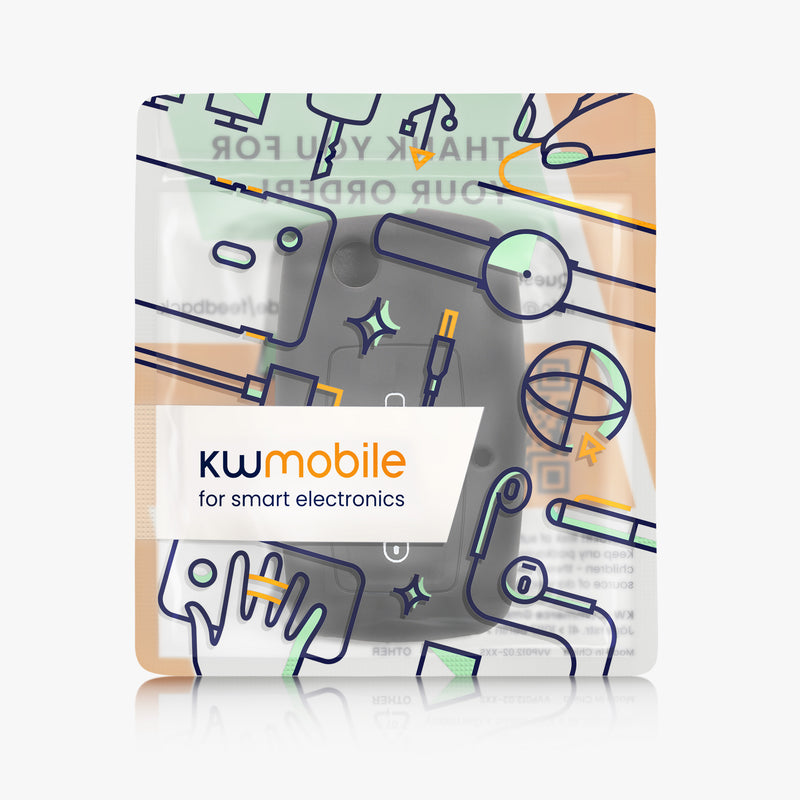 kwmobile Schlüsselhülle für VW Skoda Seat 2-Tasten Klapp Autoschlüssel Hülle - Schlüsselschutz Gehäuse