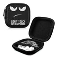 kwmobile In-Ear Kopfhörer Tasche - In Ear Kopfhörer Hülle mit Innentasche für Zubehör - Kleine Aufbewahrungstasche für In Ear Headphones