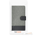 kwmobile Wallet Case kompatibel mit bq Aquaris X / X Pro - Hülle mit Ständer - Handyhülle Kartenfächer