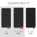 kwmobile Wallet Case kompatibel mit bq Aquaris X / X Pro - Hülle mit Ständer - Handyhülle Kartenfächer