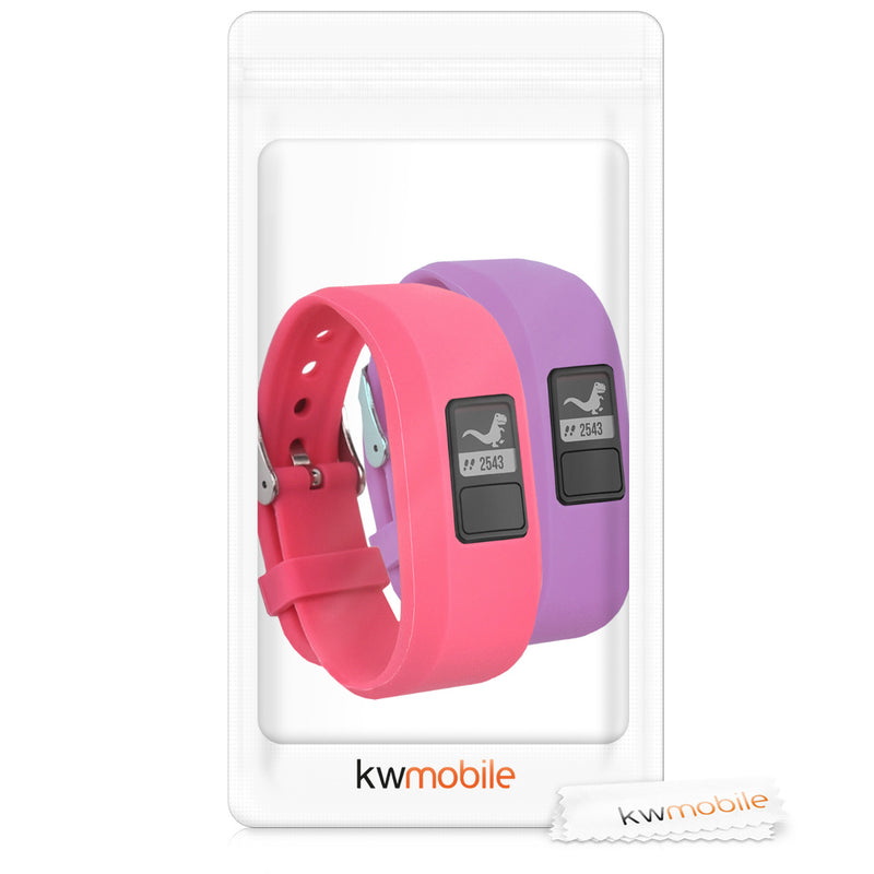 kwmobile Armband S kompatibel mit Garmin Vivofit jr. / jr. 2 - Pink - Sonstiges