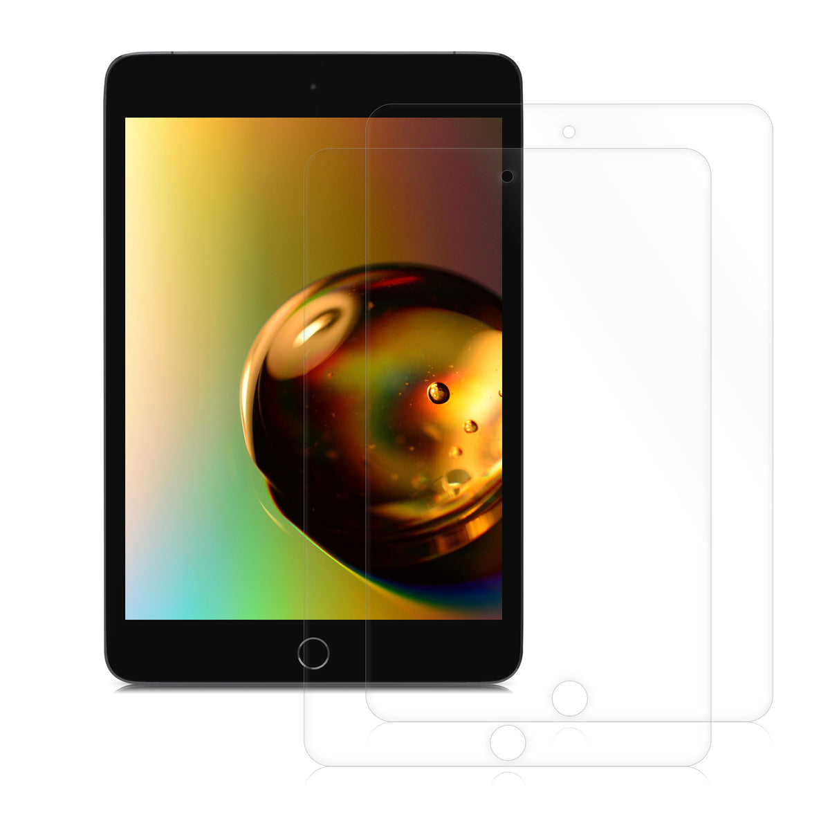 kwmobile Tablet Schutzfolie kompatibel mit Apple iPad Mini 5 (2019) Folie - Full Screen Protector - Tablet Displayfolie