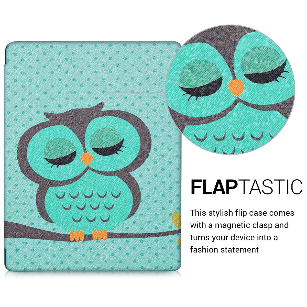 Kobo Aura H2O Edition 2 mit Auto-Sleep eReader Flip Case