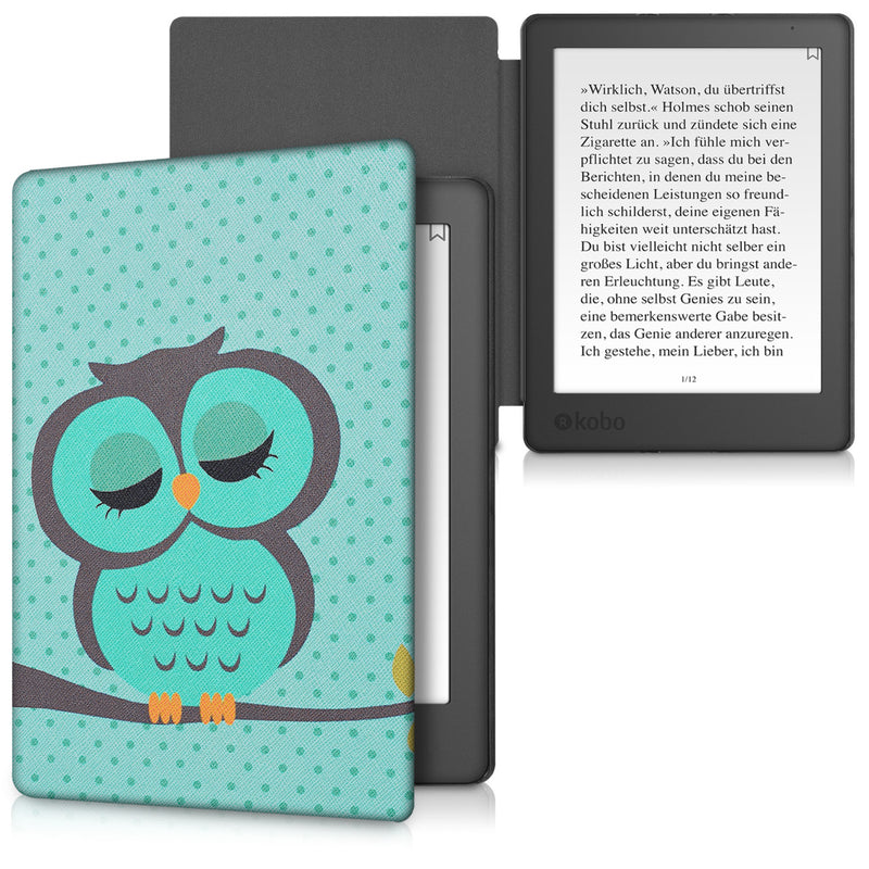 Kobo Aura H2O Edition 2 mit Auto-Sleep eReader Flip Case