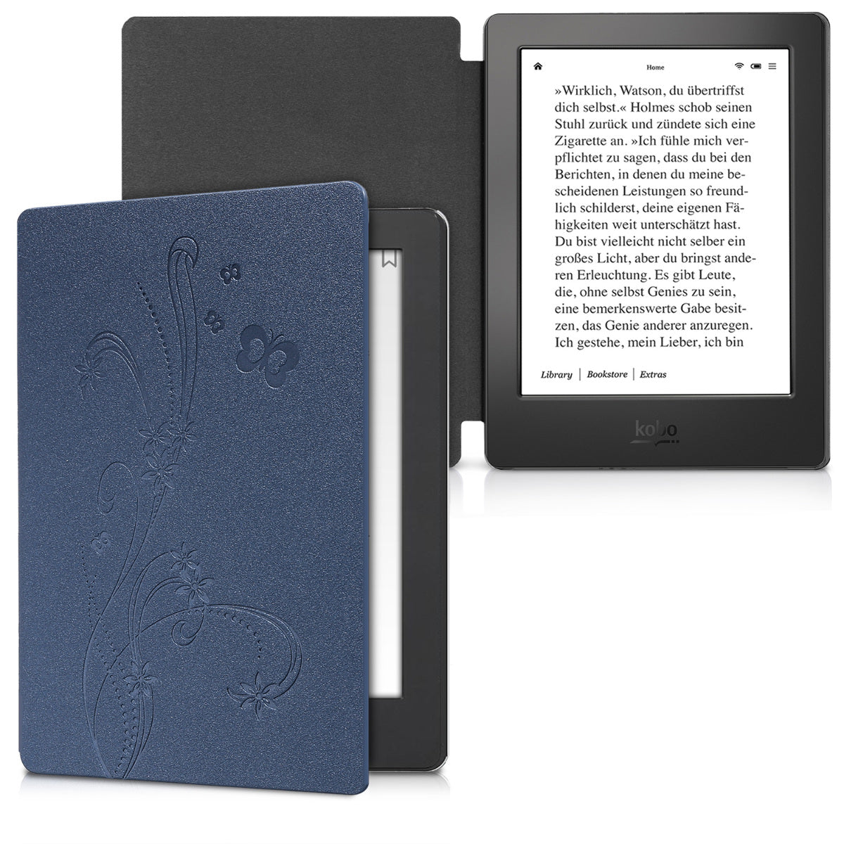 Kobo Aura H2O Edition 2 mit Auto-Sleep eReader Flip Case